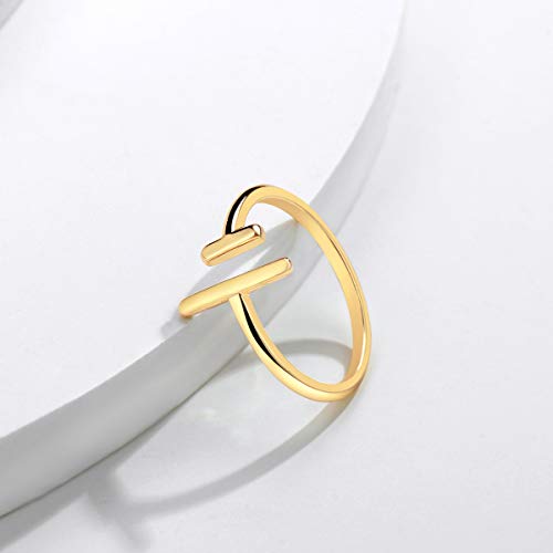 Valloey Rover 14K Gold Plated Dainty CZ Dainty Diamond Stackable Ring Eternity Bands Minimalist Jewelry Gift4