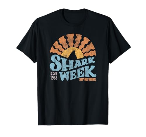 Shark Week Officially Licensed Lino Sunset T-Shirt