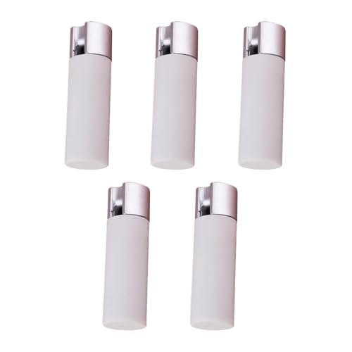 Ronyme 5X Pesi per cordini per Tende Maniglie Antivento Corda per Tende Eleganti e robuste estremità a Goccia per a Rullo per casa in Stile Fattoria, Bianco