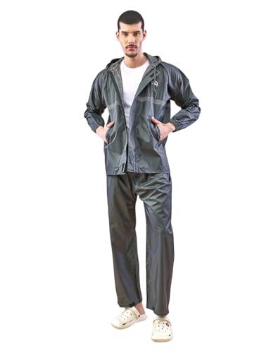 Image of LUX VENUS Reflecting Design Tapping Rain Suit for Men