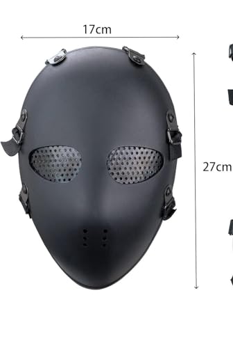 Paintball Mask, Airsoft Tactical Goggles & Face Protection for BB Gun, Hunting, Military Cosplay and Shooting Sports