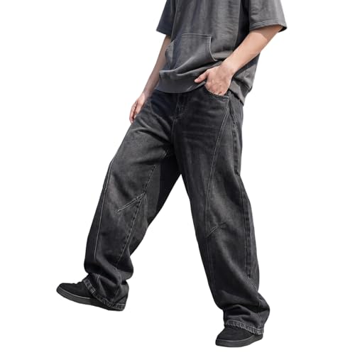Jean baggy Y2K hip hop à jambe large et pantalon streetwear ample