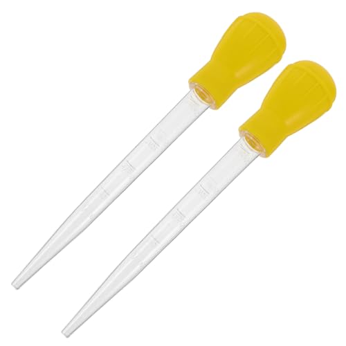 Luxshiny 2pcs Baster Injector Versatile for Cooking Bbq and Grilling Streamlined Meat Marinade Application Sturdy and Convenient Kitchen Essentials