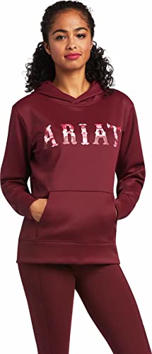 Capuche femme ARIAT WMS Tek couleur Zinfandel taille XS pour le sport