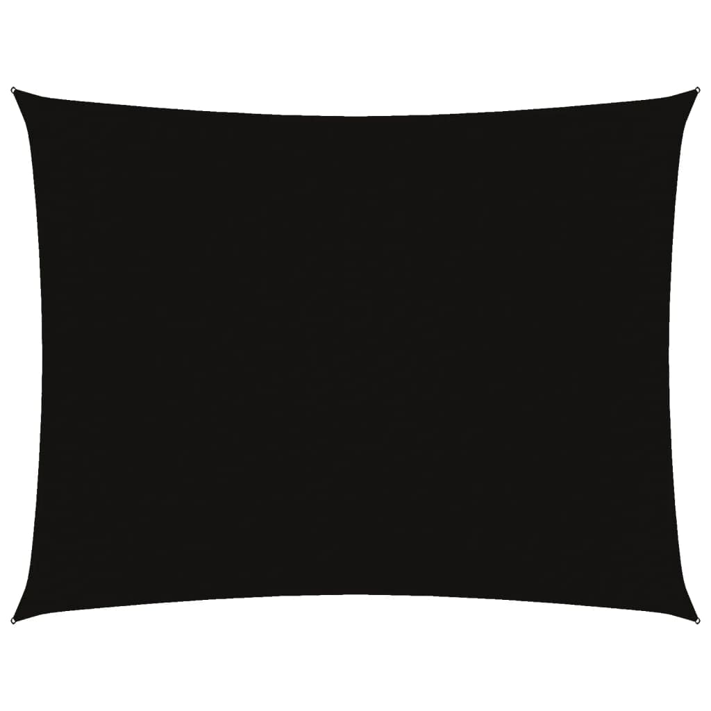 vidaXL Sunshade Sail Sun Sail Tarp Sunscreen Patio Shade Outdoor Sunshade Shade Canopy Garden Balcony Oxford Fabric Rectangular 3x6 m Black — image 1