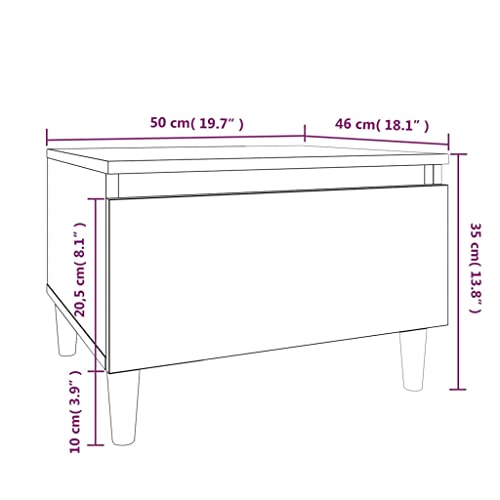 Table d'appoint bois d'ingénierie pour optimiser le rangement des petits espaces