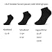 Libella 12 Paar Sneaker Socken Jungen/Mädchen Kurzsocken Füßlinge schwarz und weiß zur Auswahl 80% Baumwolle 2862 35-38