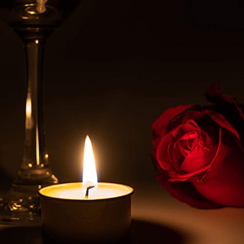 Home Lights 982ASDF Homelights Unscented Tealight Candles - 100 Pack, 8Hr Smokeless White Votive Candles thumb #5