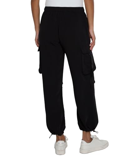 Liverpool Women's Cinch Hem Pullon Parachute Cargo Pants 25.5"2