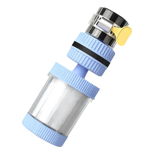 Easy WaterFiltration - Compact Tap Water Filter | 8.2x4.5cm Faucet Filtration for Impurities, Tap Purifier for The Entire Family, Sink Filter Softener, Faucet Purifier Tool for CleanWater Flow