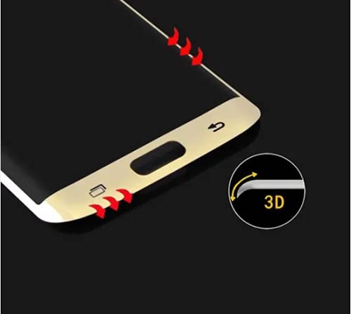 Image of Screen Protector for Samsung Galaxy Note 7 (Gold) Tempered Glass Edge-to-Edge 6D Screen Guard With Installation Kit
