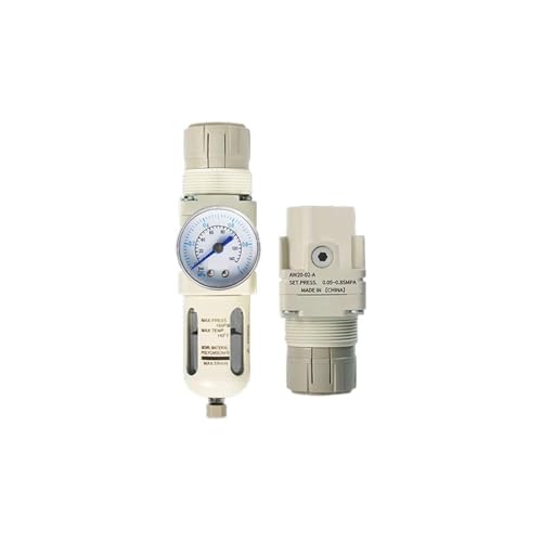 Réducteur de pression AW20-02G-A pour compresseur d'air avec filtre séparateur d'eau AR20