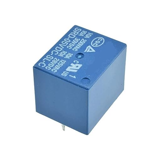 Relais de puissance SRD-05VDC-SL-C T73 5V 10A pour circuit imprimé PCB, lot de 30 pièces