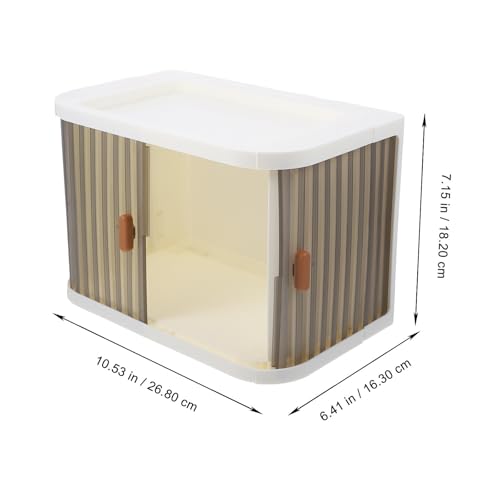 Boîte de rangement empilable en plastique multifonctionnelle pour maison