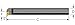 Ultra-Dex S10Q SVFBR2 Steel Boring Bar to Hold a Positive VBMT 21.51 at 0 Degree Lead, Right Hand, No Coolant, 0.625" x 7", 0.850" Minimum Bore