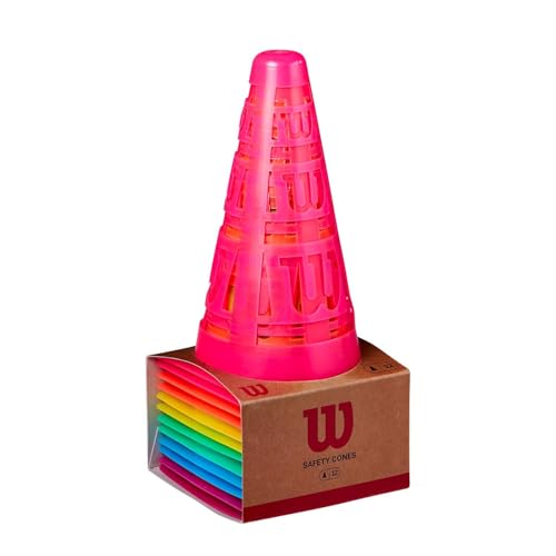 WILSON Safe Cones Multi 12PK plots de délimitation multicolores pour entraînement