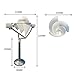 10W Micro Spiral Wind Generator Model Permanent Magnet Generator DIY White Wind Turbine Model Breeze Start Generator Light with LED Light