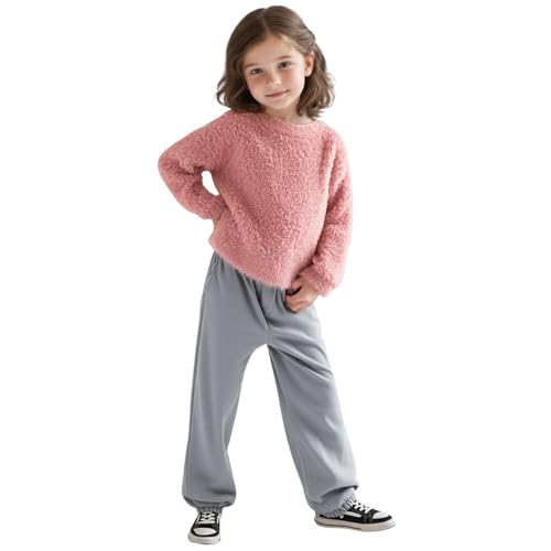 Girls Sweatpants Baggy High Waisted Cinch Bottom Joggers with Pockets Cute Preppy Track Pants Casual Fashion Clothes3