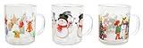 Lentz 3 Stück Kinderpunschgläser Teegläser Glühweingläser 200ml im weihnachtlichen Design