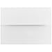 JAM PAPER A8 Foil Lined Invitation Envelopes - 5 1/2 x 8 1/8 - White with Red Foil - Bulk 500/Box