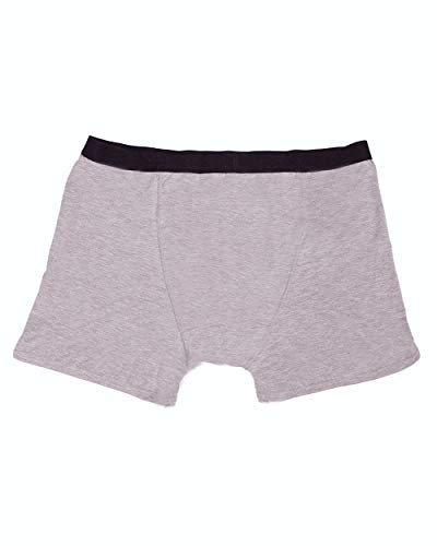 iHeartRaves Men's Boxer Brief Pocket Underwear (Grey, X-Large)