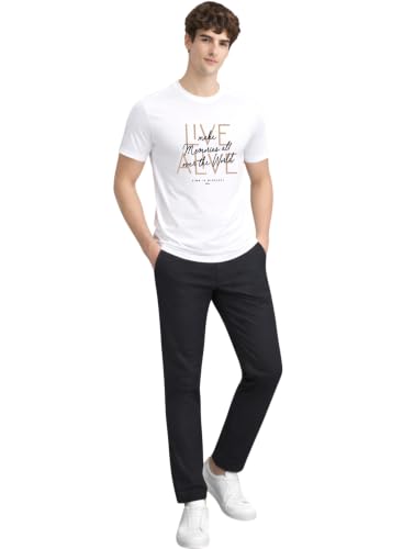 Image of ADRO Printed Tshirt for Men | Cotton Printed T-Shirt | Regular Fit Casual Mens T-Shirts | Premium Summer Tshirts