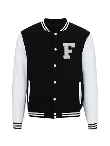 Image of Koverify Unisex Adult Cotton Blend Standard Length Letterman Jacket