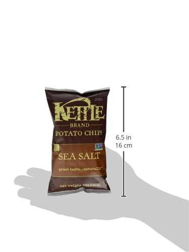 Kettle Brand Natural Gourmet Potato Chips With Sea Salt, 5 Oz #TOP4