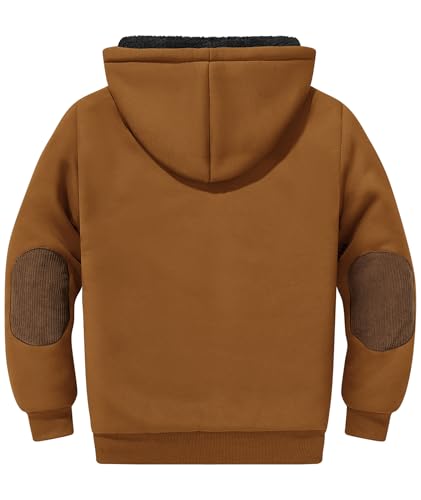 Image of SWISSWELL Boys Fleece Hoodie Kids Hooded Jacket Zip Up Warm Winter Coat