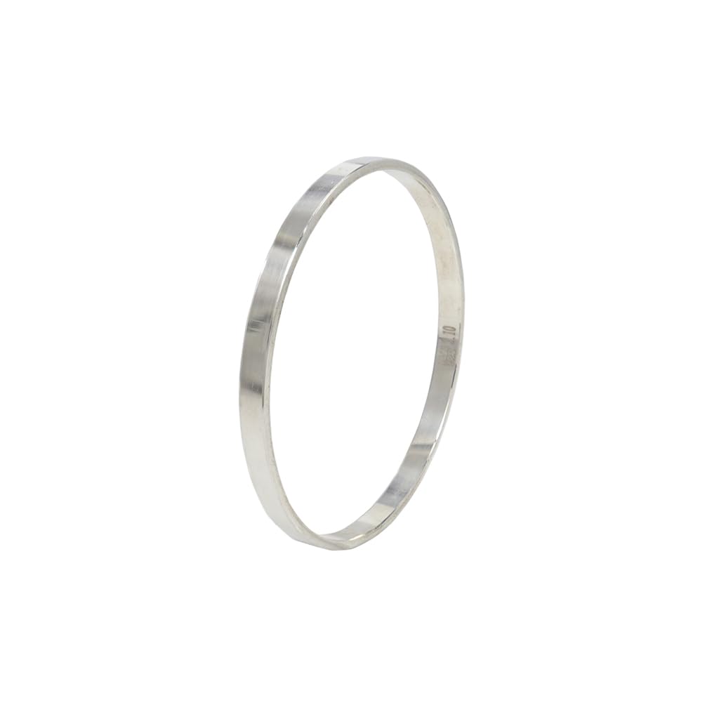 MOONPLUS92.5 Sterling Silver Kada/kappu for mens