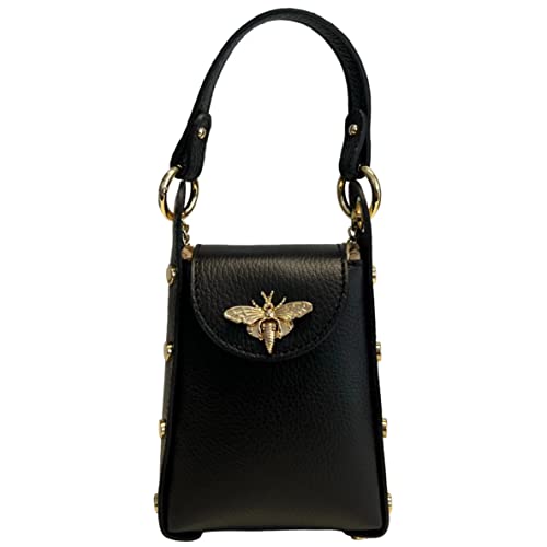 Mini sac en cuir véritable dollar idéal pour vos soirées avec sa chaîne amovible tendance