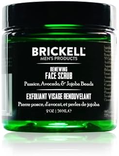 Brickell Men’s Exfoliante Facial Renovador, Exfoliante Facial Exf...
