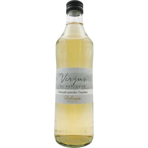 DELOUIS Verjus Du Perigord Würzsaft unreifer Trauben Essig Frankreich inkl. FeinWert E-Book (1 x 500 ml)