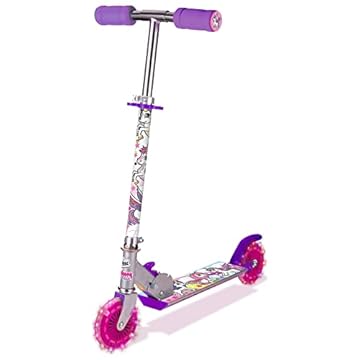 light up unicorn scooter