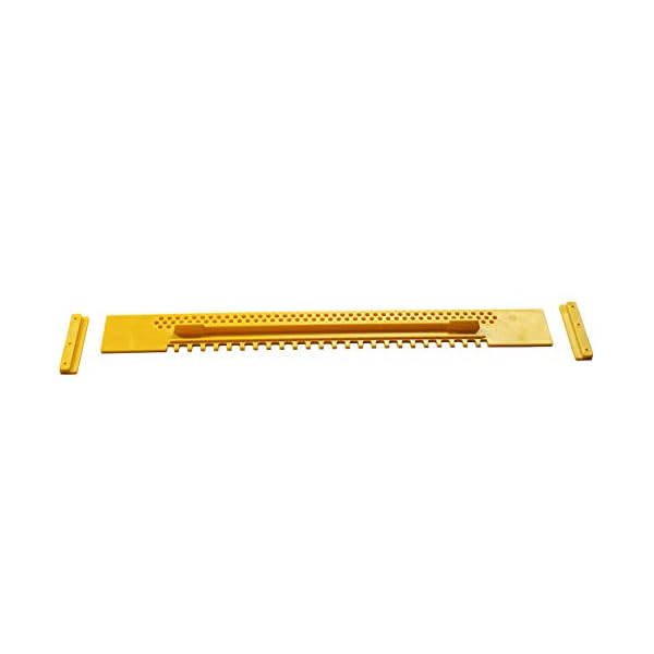 Germerott Bienentechnik 5 x Fluglochschieber Gelb aus Kunststoff 430 mm lang Preis pro Stück 3,18 Euro