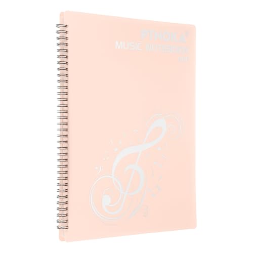 Classeur à spirales de présentation format A4 rose clair avec 20 pochettes épurées