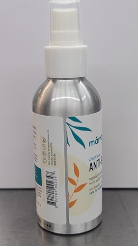 Image of Mambino Organics Anti-Bug Lotion, DEET-Free, Organic Bug Repellent with Essential Oils, Nourishing Travel-Size for Babies, Kids, Adults, Safe for Camping, Outdoors & Sensitive Skin, 4oz (Pack of 2)