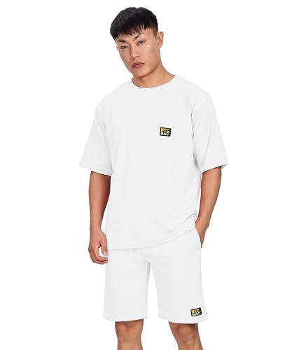 Image of SHODOX Men's Solid Relaxed Fit T Shirt and Shorts Set | Casual Summer Wear | Comfortable Stylish Outfit for Men