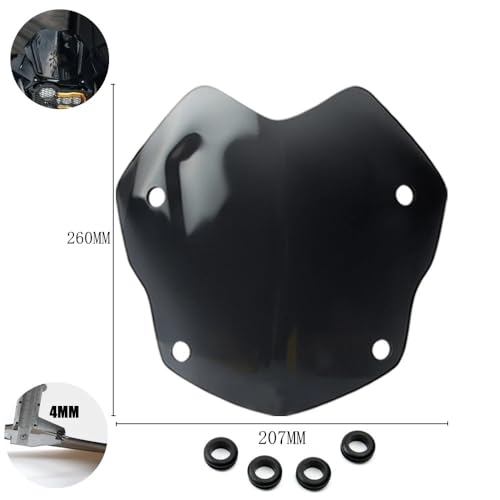 Bulle haute R1200GS pour supprimer le vent sur le casque en moto Adventure