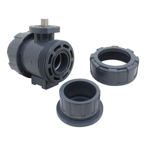 Válvula de bola motorizada con actuador resistente para control automático de tuberías de PVC 3