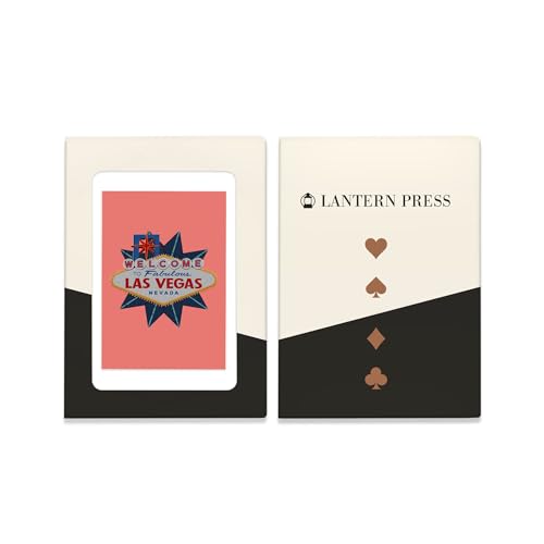 Baraja Las Vegas Nevada, 52 cartas tamaño póker miniatura 4