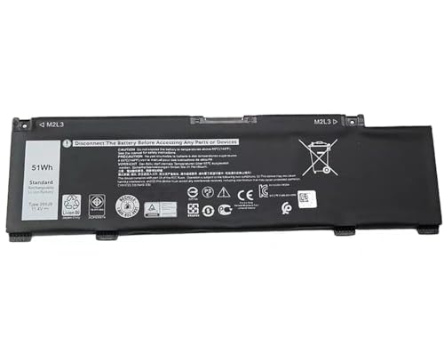 AKKEE 266J9 Laptop Battery for Dell G3 15 3500 3590 3790 G5 15 5500 SE 5505 P89F Inspiron 5490 INS 15PR-1545W 1548BR 1645W 1742BR 1742W Series 0415CG C9VNH 51Wh 3Cell
