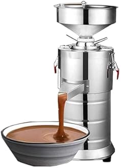 Peanut Butter Maker Machine Nut Butter Machine Electric Grain Grinder Peanut Butter Maker Sesame Sauce Grinder Home/Commercial for Groundnut, Almond, Cashew Nut and Sesame