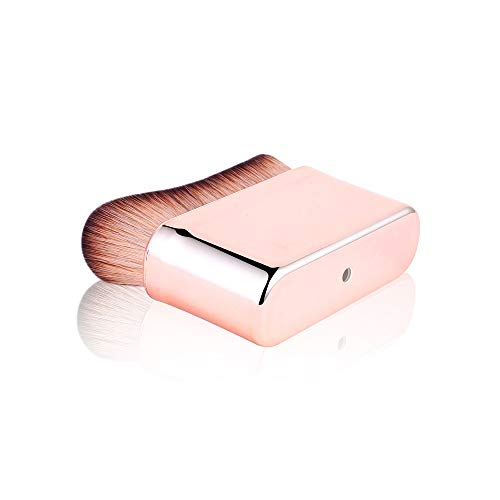 Professional Body Makeup Brush For Blending Liquid Foundation High Density Face Kabuki Brush For Body Highlighter Bronzer Shimmer Glow Concealers Cream Powder Body Brush (Rose Gold) #TOP4