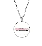 Großartig als Nachricht Halskette Glas - Oldtimer