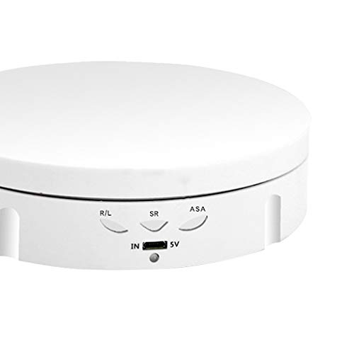 #N/A Plataforma giratória elétrica de 360 graus para fotografia, capacidade 10kg, plataforma giratór