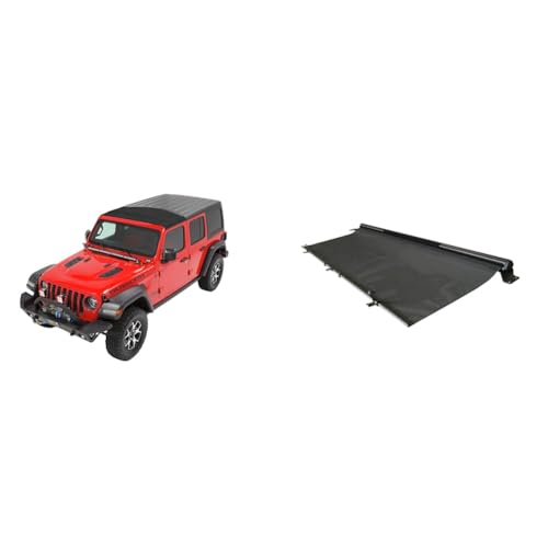 Bundle of Bestop 5245417 Black Twill Sunrider for Hardtop Jeep Wrangler JL & Jeep Gladiator + Bestop...
