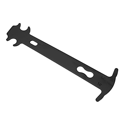 MANUTENZIONE DELLA BICI : Questo indicatore di usura della catena è uno strumento utile per la manutenzione della bicicletta e può aiutare a prevenire la rottura della catena usurata o il danneggiamento di altre parti.