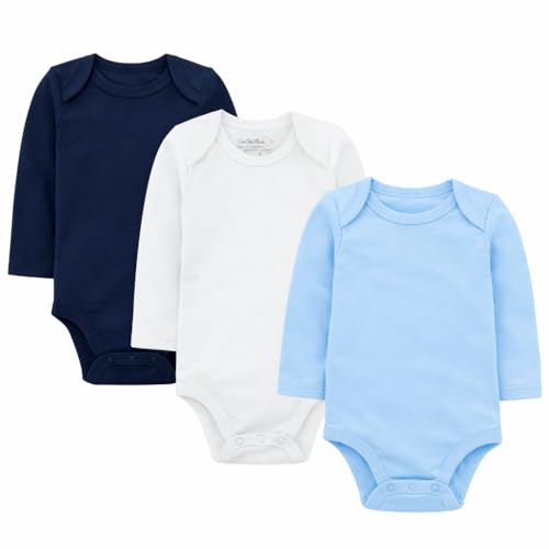 Image of 123 Bear Baby Cotton Spandex Long-Sleeve bodysuits unisex boy girl