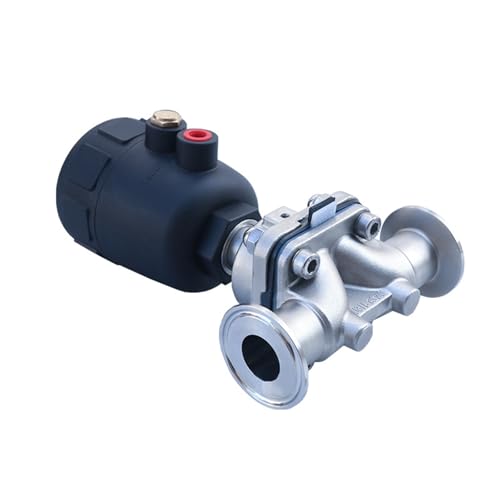 Vanne à membrane DN20 étanche avec virole 50.5mm pour aliments - 4